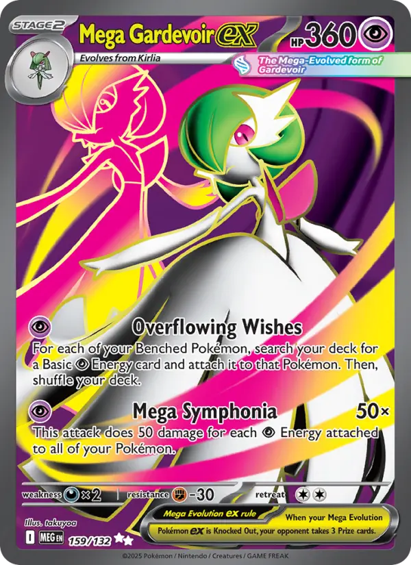 Mega Gardevoir ex — catalog artwork