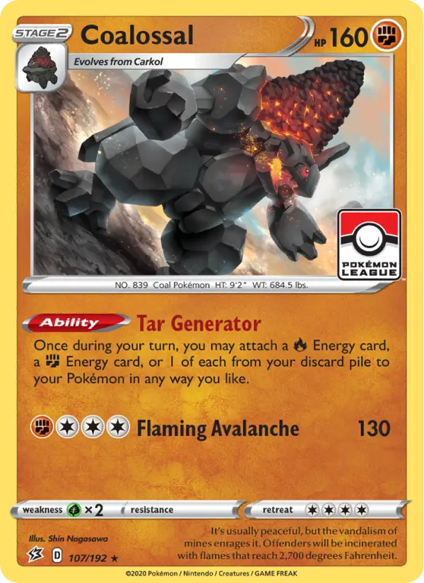 Coalossal (Holo) — catalog artwork
