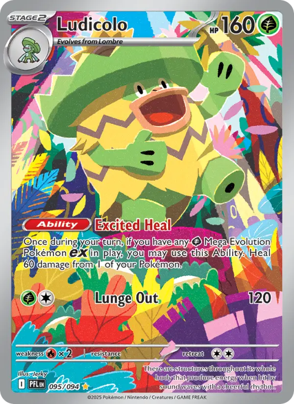 Ludicolo — catalog artwork