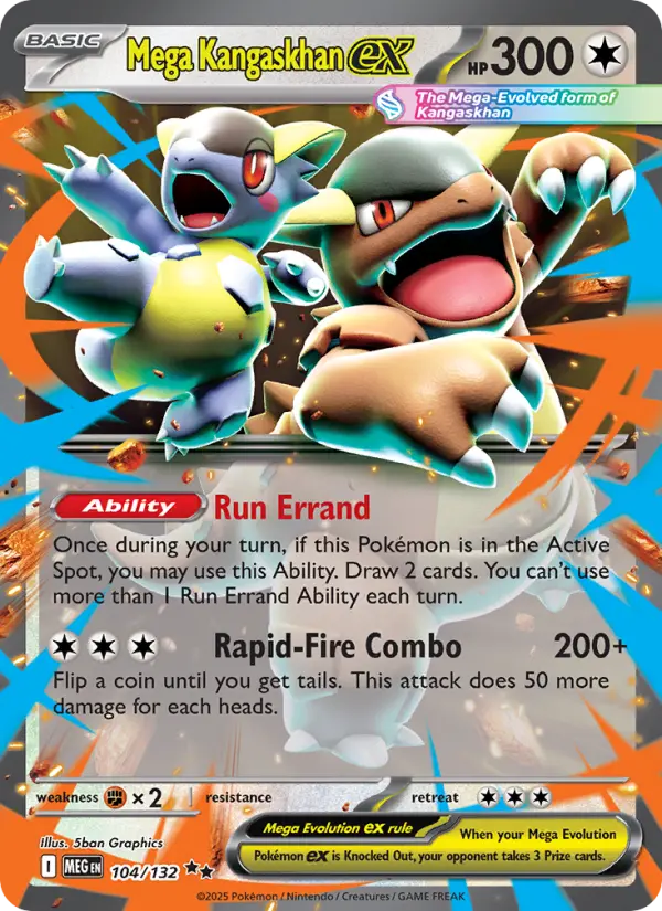 Mega Kangaskhan ex — catalog artwork