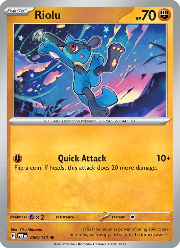 Riolu (Normal) — catalog artwork
