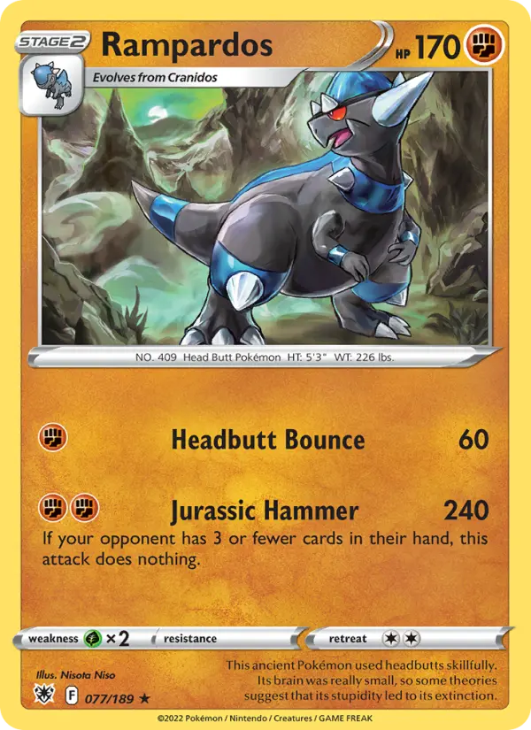 Rampardos (Holo) — catalog artwork
