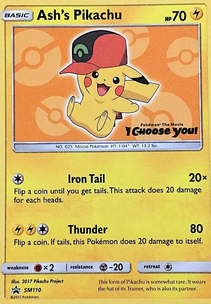 Ash's Pikachu — catalog artwork