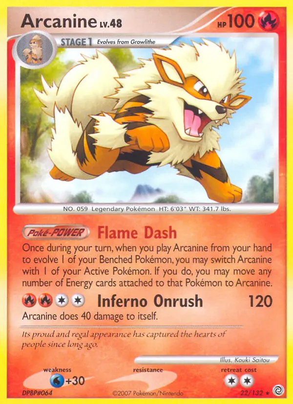 Arcanine LV.48 (Normal) — catalog artwork