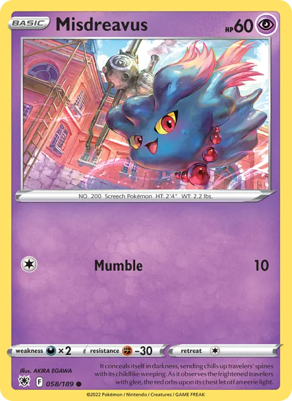 Misdreavus (Normal) — catalog artwork