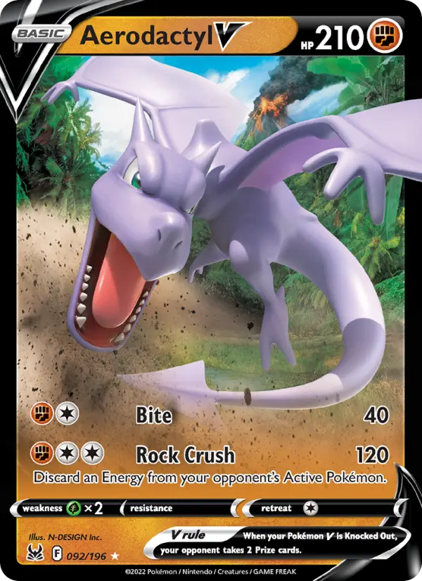 Aerodactyl V — catalog artwork
