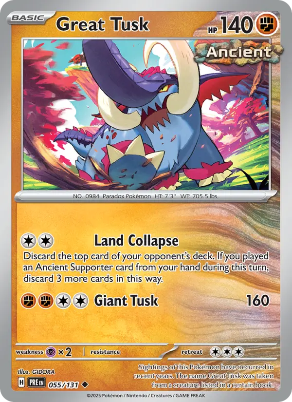 Great Tusk (Normal) — catalog artwork