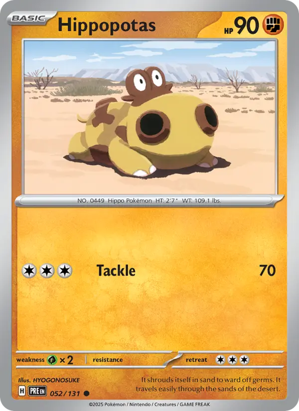 Hippopotas (Normal) — catalog artwork
