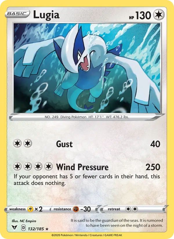 Lugia (Holo) — catalog artwork