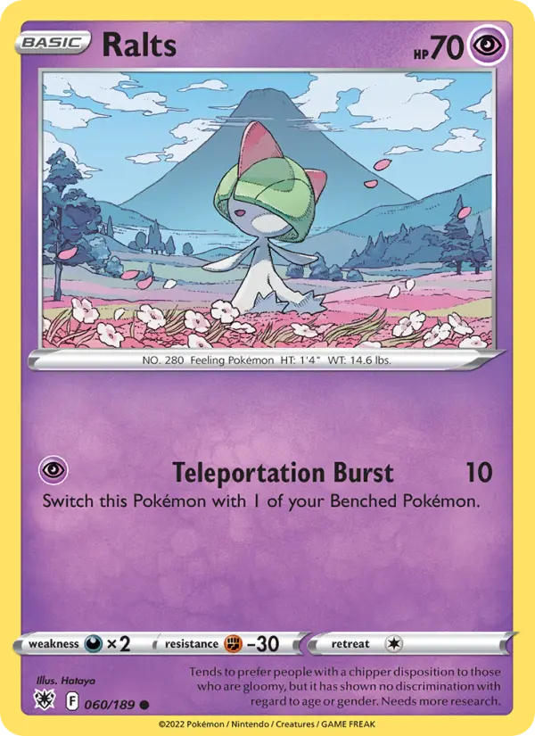 Ralts (Normal) — catalog artwork