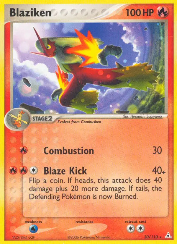 Blaziken (Normal) — catalog artwork