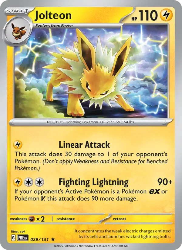Jolteon (Holo) — catalog artwork