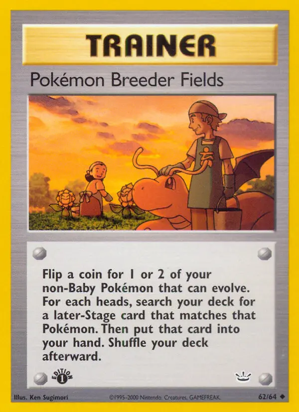 Pokemon Breeder Fields (Unlimited) — catalog artwork