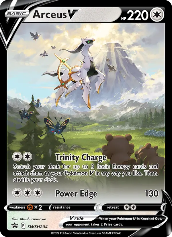 Arceus V — catalog artwork