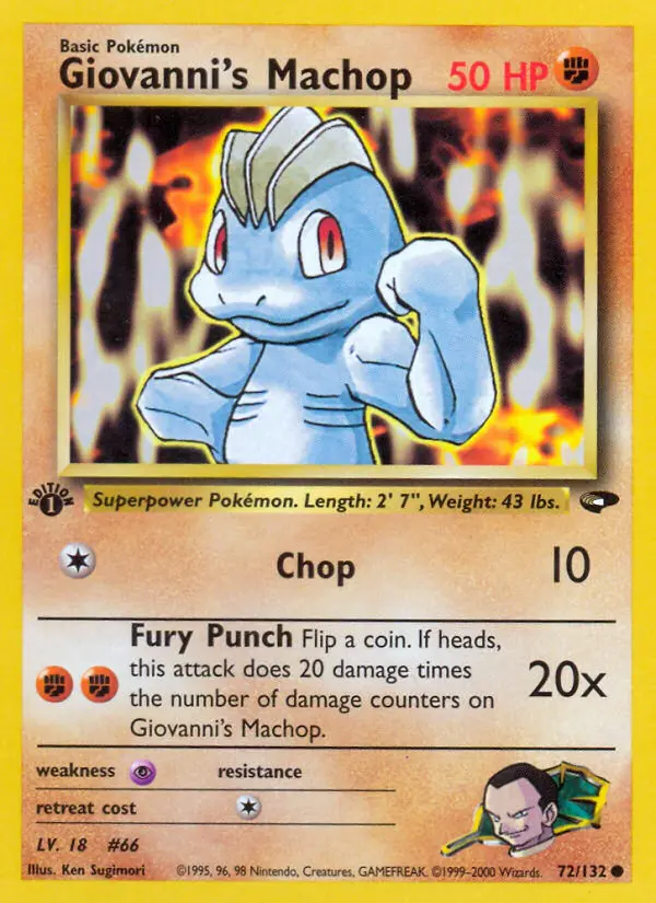 Giovanni's Machop (Unlimited) — catalog artwork