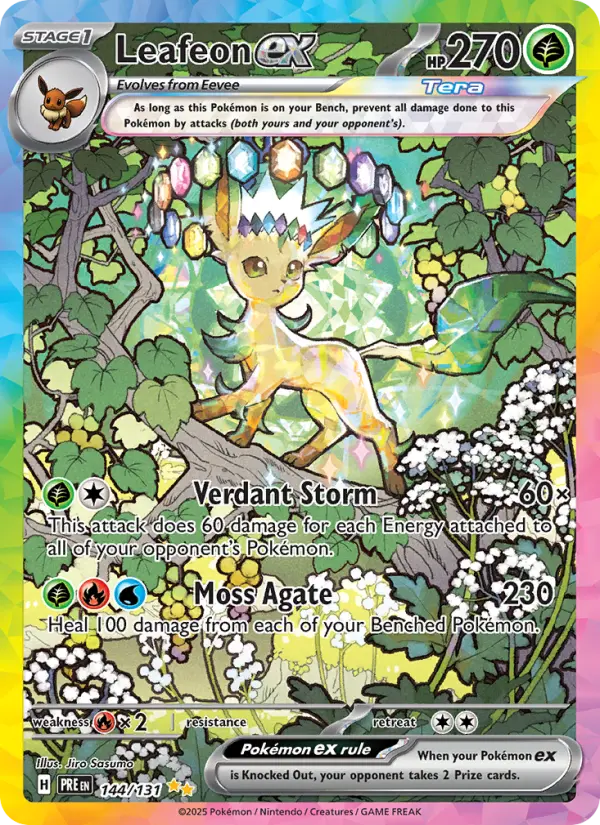 Leafeon ex — catalog artwork