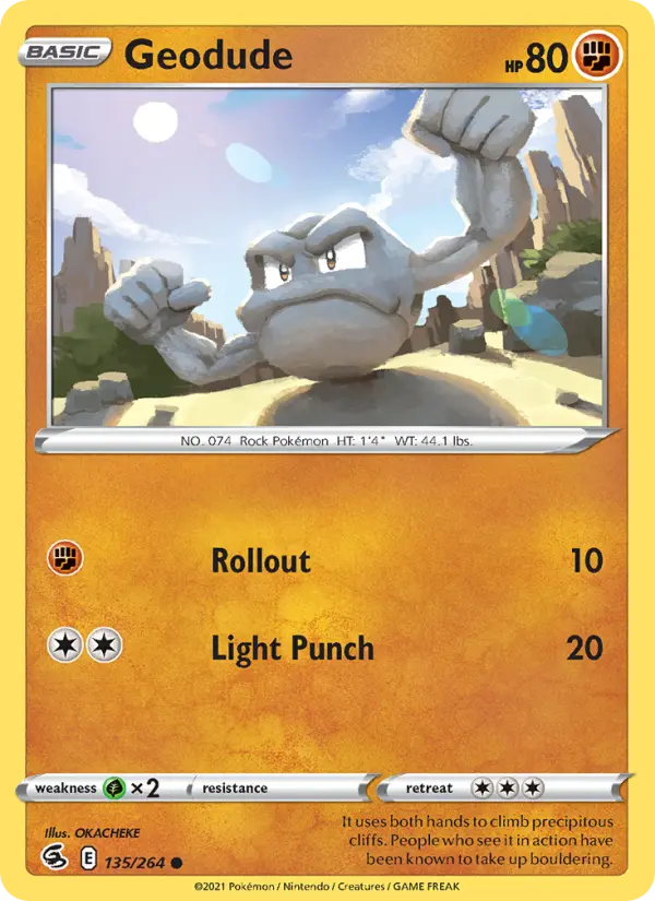 Geodude (Normal) — catalog artwork
