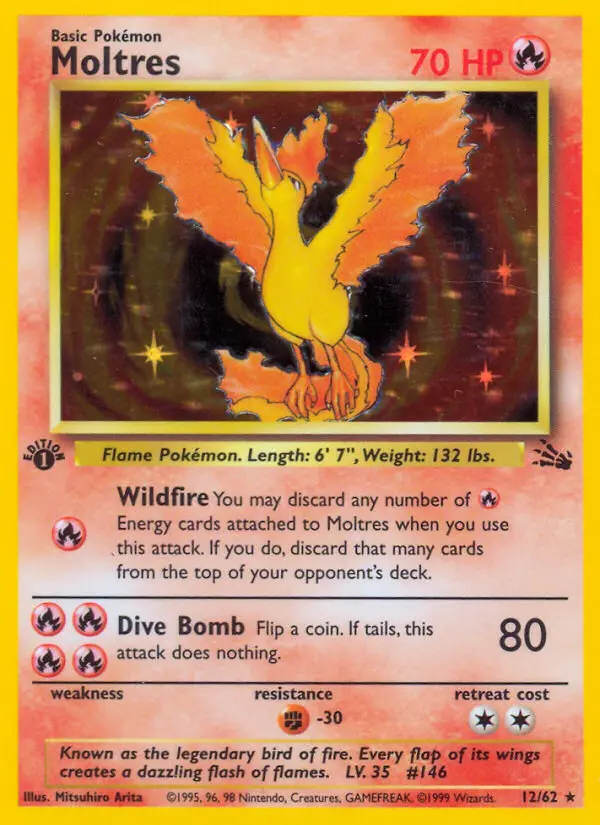 Moltres (Unlimited) — catalog artwork
