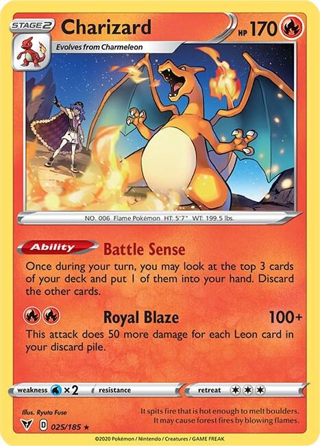 Charizard (Cracked Ice Holo) — catalog artwork