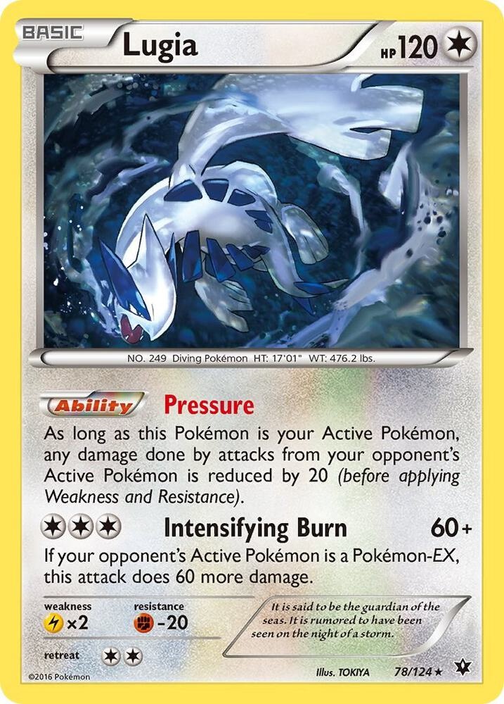 Lugia (Cracked Ice Holo) — catalog artwork
