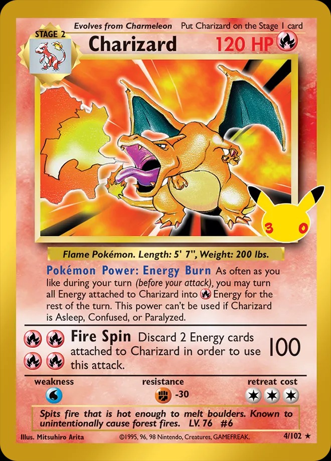 Charizard — catalog artwork