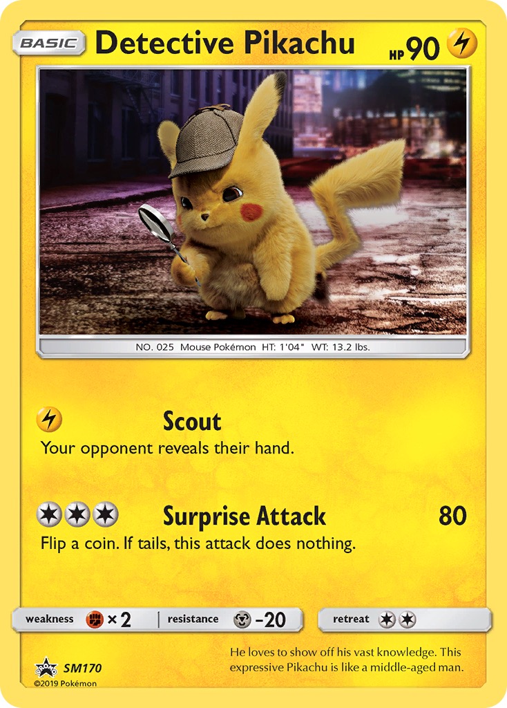 Detective Pikachu — catalog artwork
