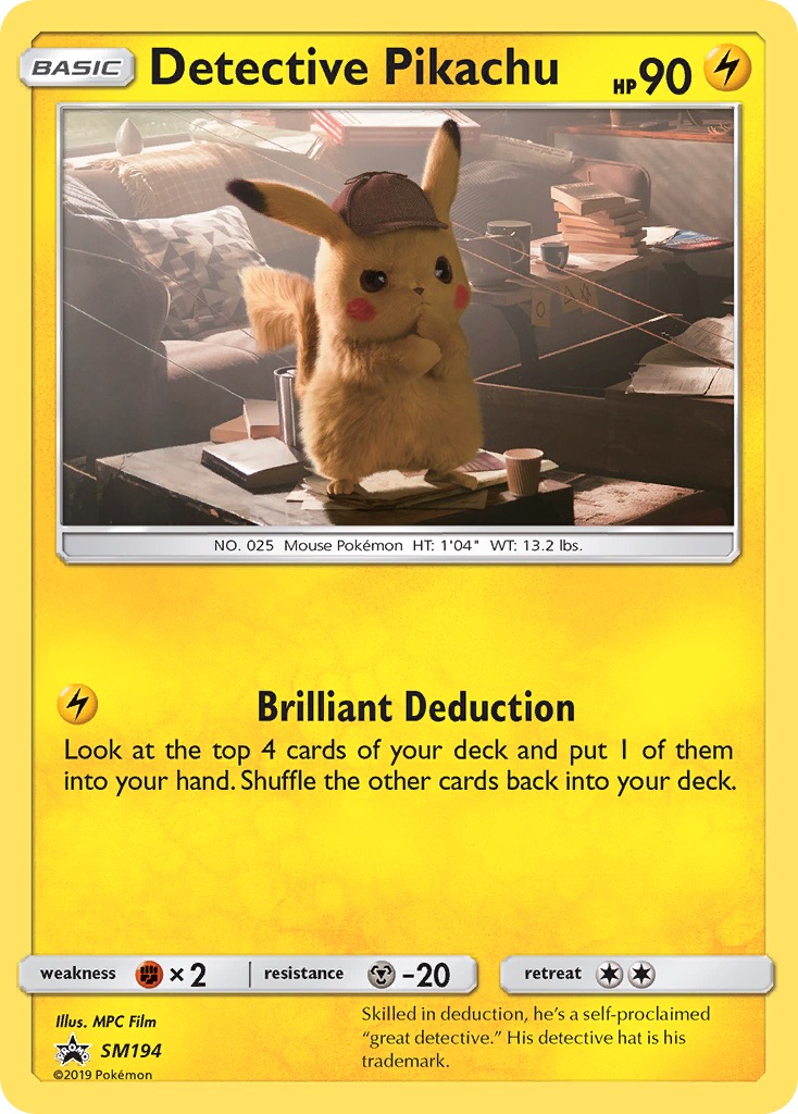 Detective Pikachu — catalog artwork